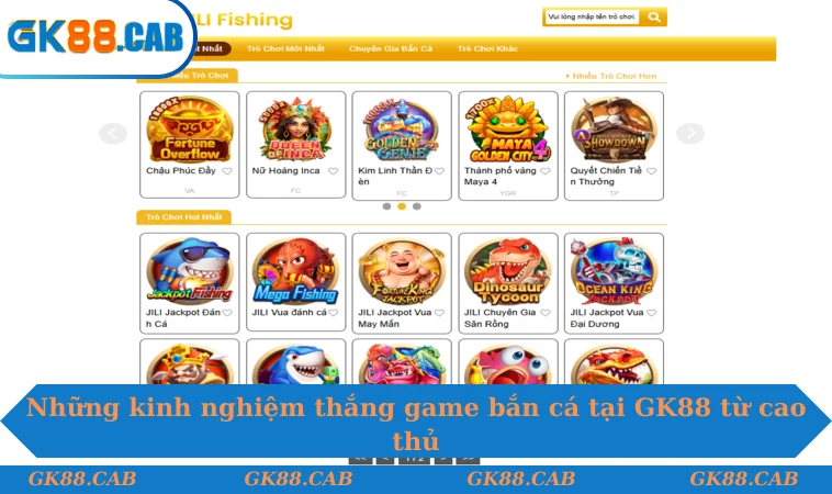 Những kinh nghiệm thắng game bắn cá tại GK88 từ cao thủ