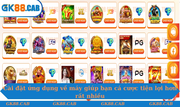 Cài đặt ứng dụng về máy giúp bạn cá cược tiện lợi hơn rất nhiều